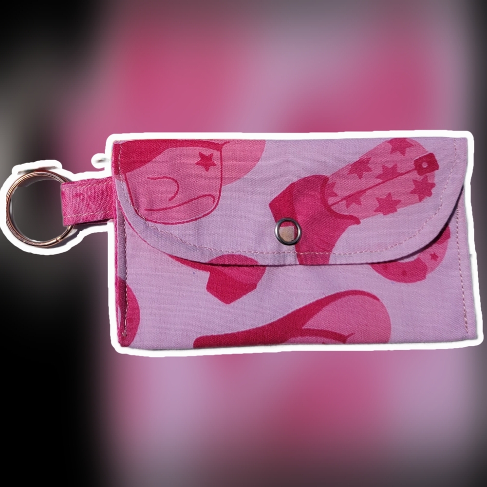 Pink and Purple Graphic Wallet